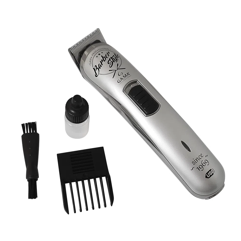 Máquina de Acabamento Barber Style Gt527 Ga.Ma Italy Bivolt USB Produto Máquina de Acabamento Barber Style Gt527 Ga.Ma Italy Bivolt USB
