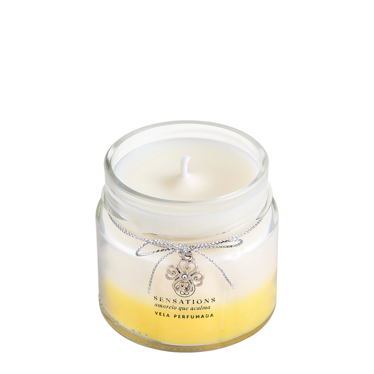 Flora Vie Sensations Amarelo Que Acalma - Vela Perfumada 170g Produto: Flora Vie Sensations Amarelo Que Acalma - Vela Perfumada 170g