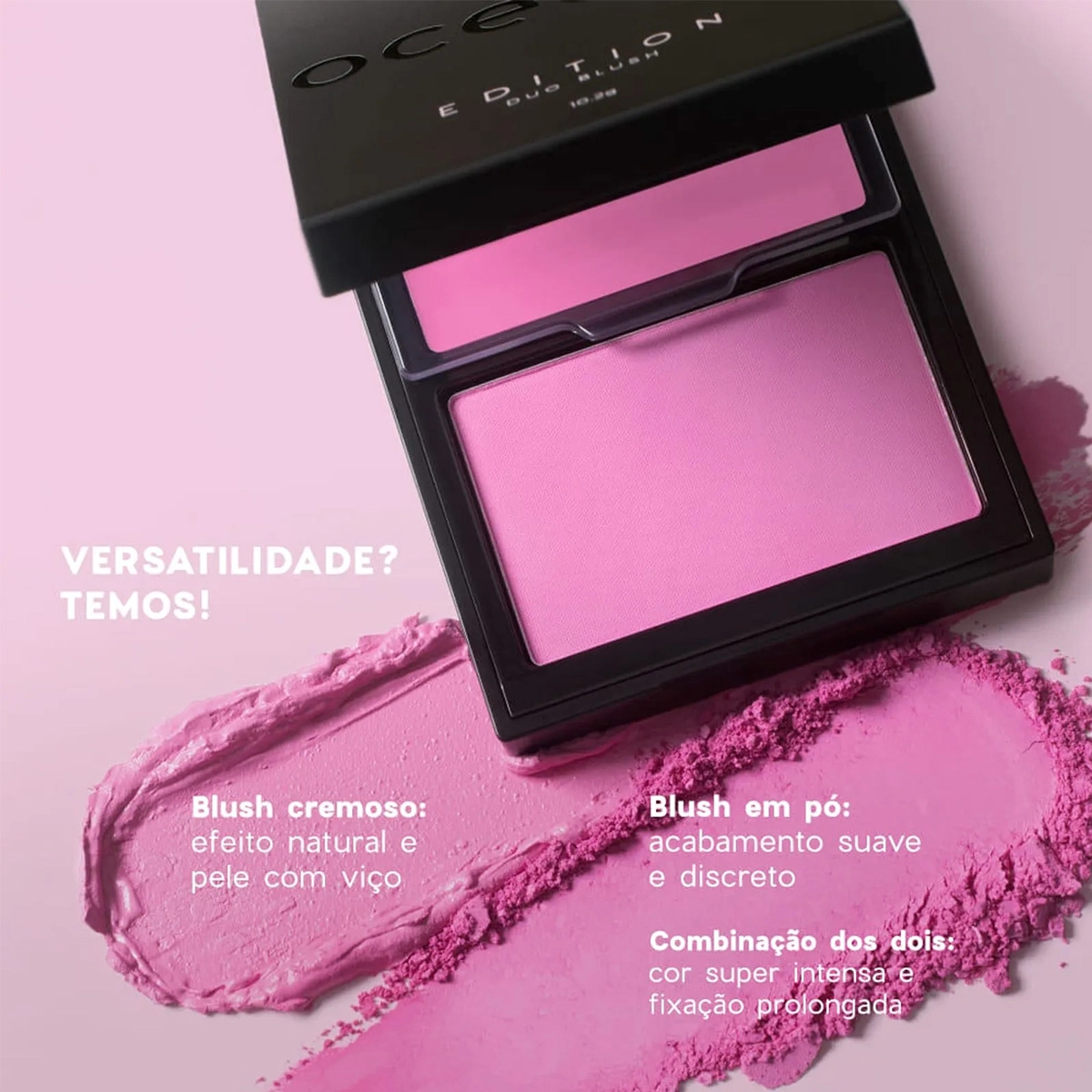 Produto: Kit Blush Duo 2 Em 1 Pink Paint Océane Edition 10,2g