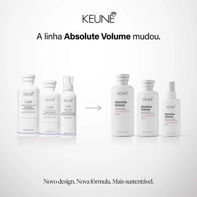 Produto Kit Keune Absolute Volume Shampoo Condicionador e Spray 3 Produtos