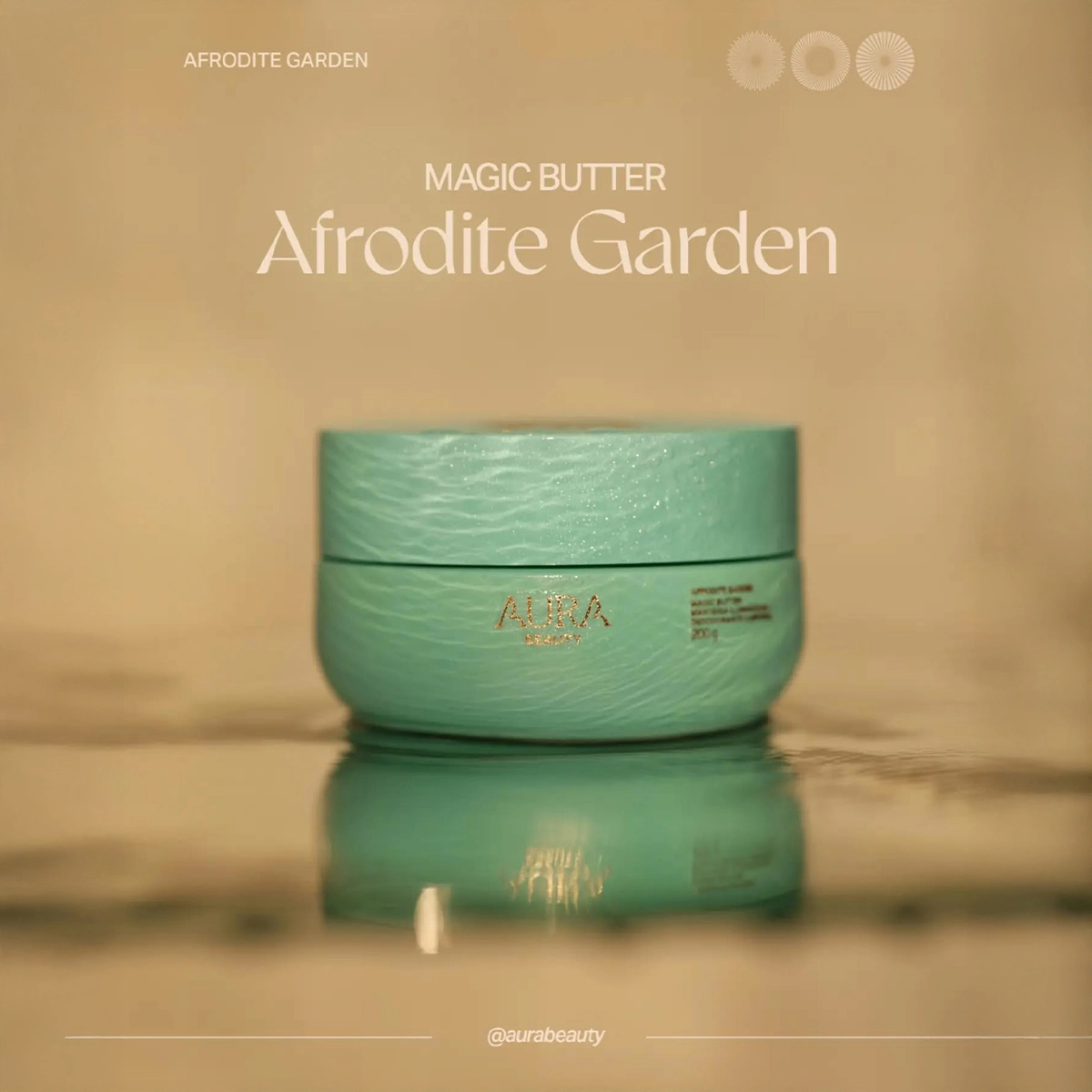 Produto Kit Manteiga Iluminadora Corporal 200g e Body Splash 200ml Aura Beauty Afrodite Garden