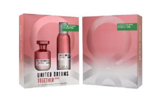 Cofret Benetton Colors Together for her EDT 80ml + Desodorante body 150ml Produto: Cofret Benetton Colors Together for her EDT 80ml + Desodorante body 150ml