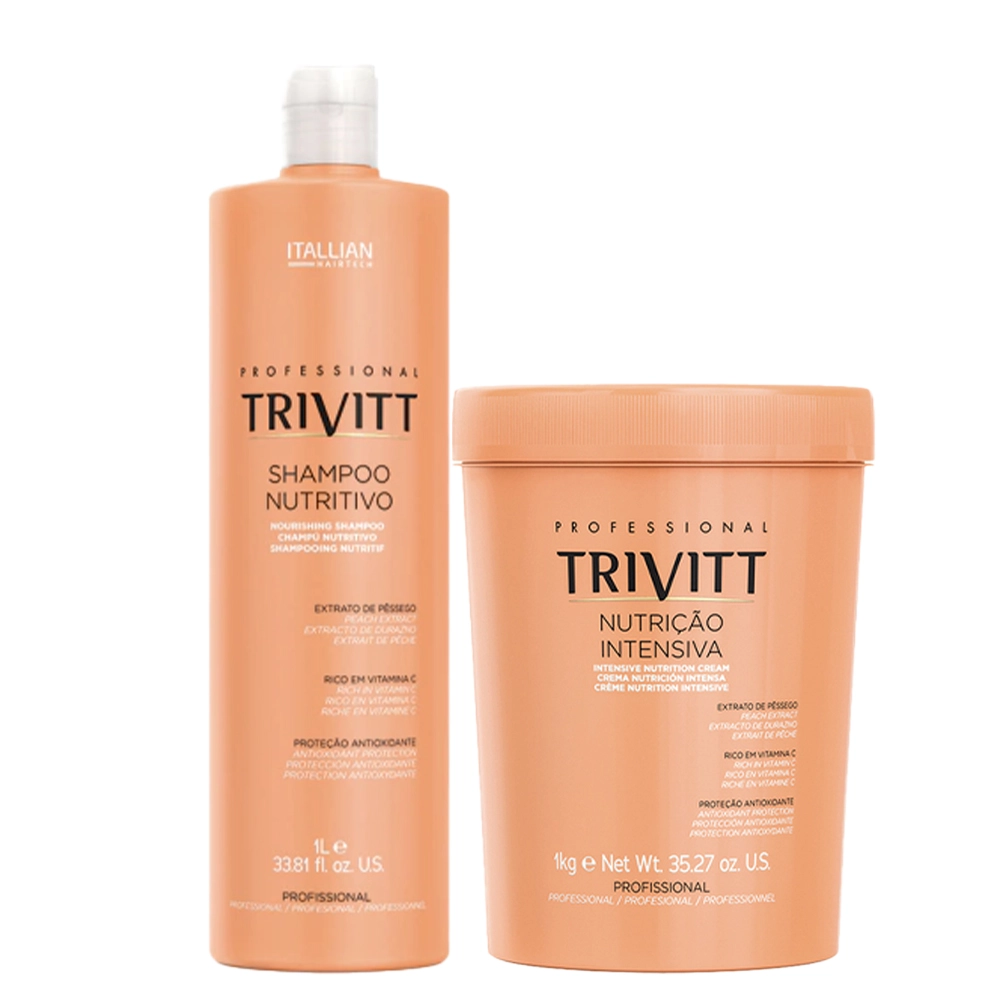 Kit Trivitt Nutrição Profissional Salon (2 produtos) Produto: Kit Trivitt Nutrição Profissional Salon (2 produtos)