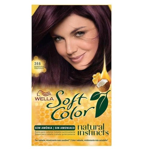Produto: Tonalizante Soft Color 366 Bordeaux Profundo Wella Kit Creme