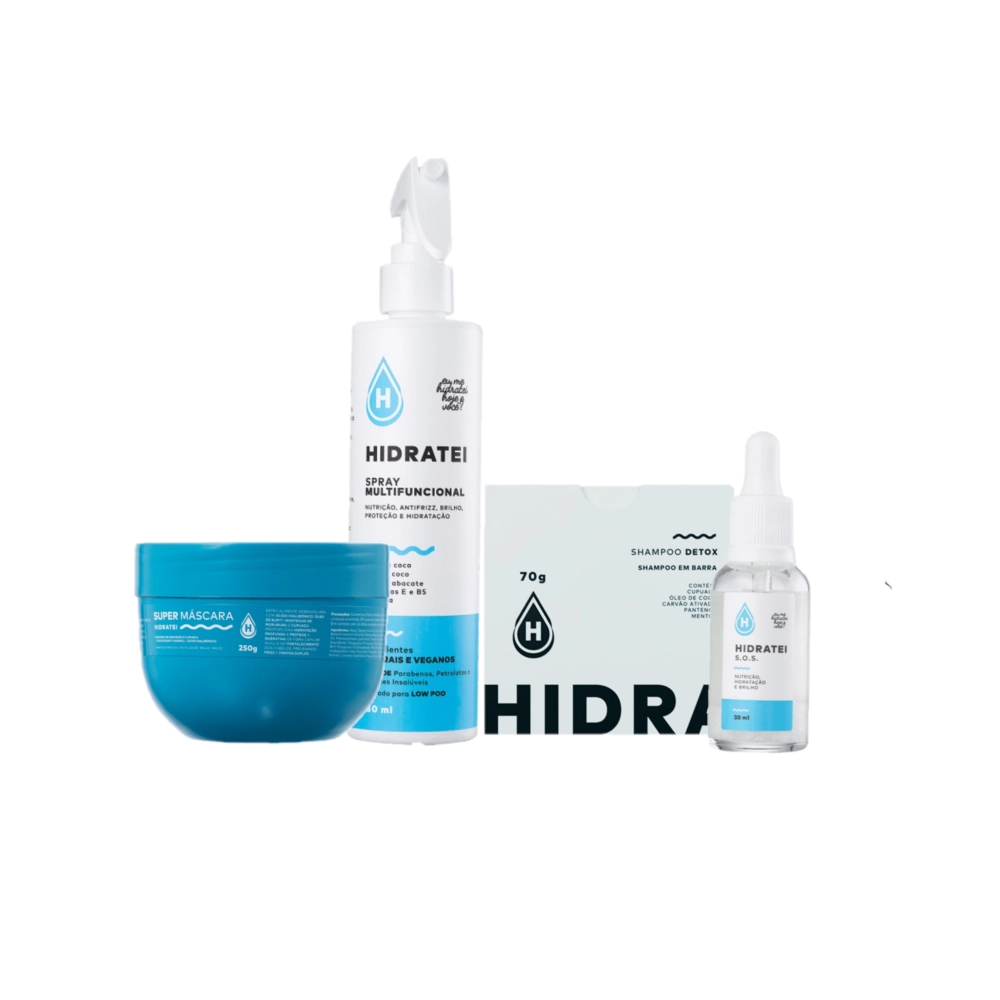 Produto: Kit Hidratei S.O.S Super Detox Multifuncional (4 produtos)