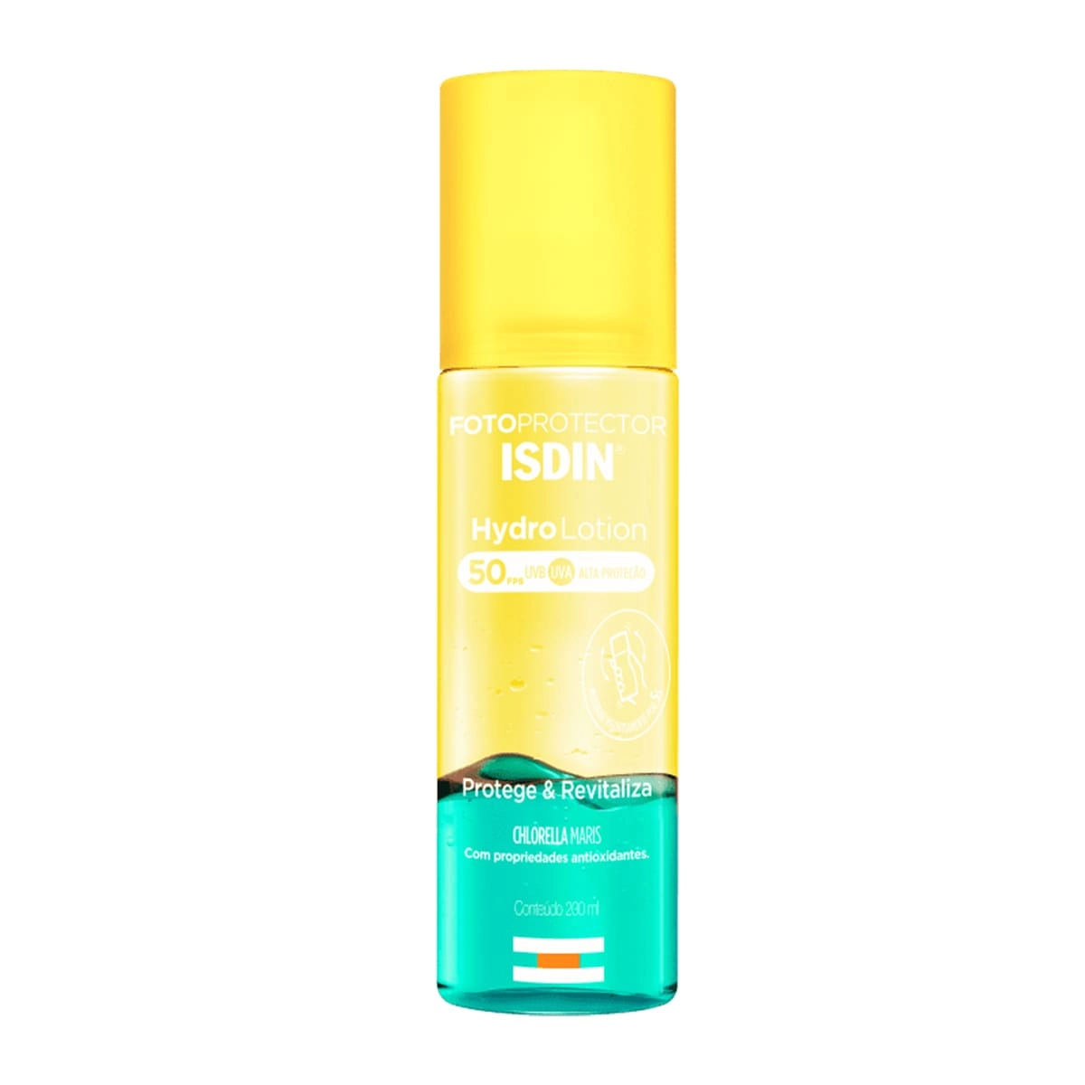 Produto: Kit Protetor Solar Isdin HydroLotion 200ml e Fusion Water 50ml