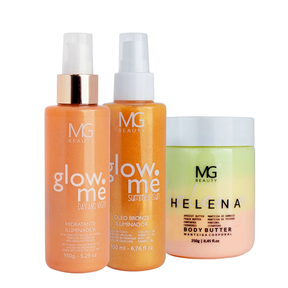 Produto: Kit MG Beauty Glow Me Day and Night  Summer Sun e Body Butter (3 produtos)