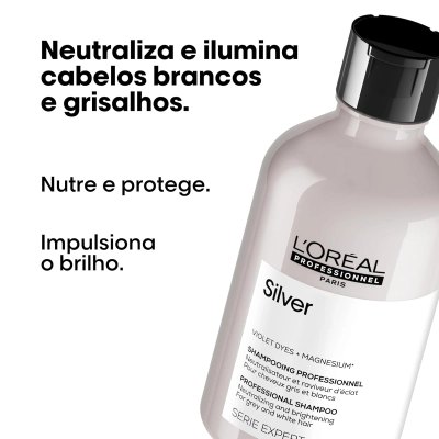Produto: Kit Shampoo L'Oréal Professionnel Silver 2 Unidades de 300ml