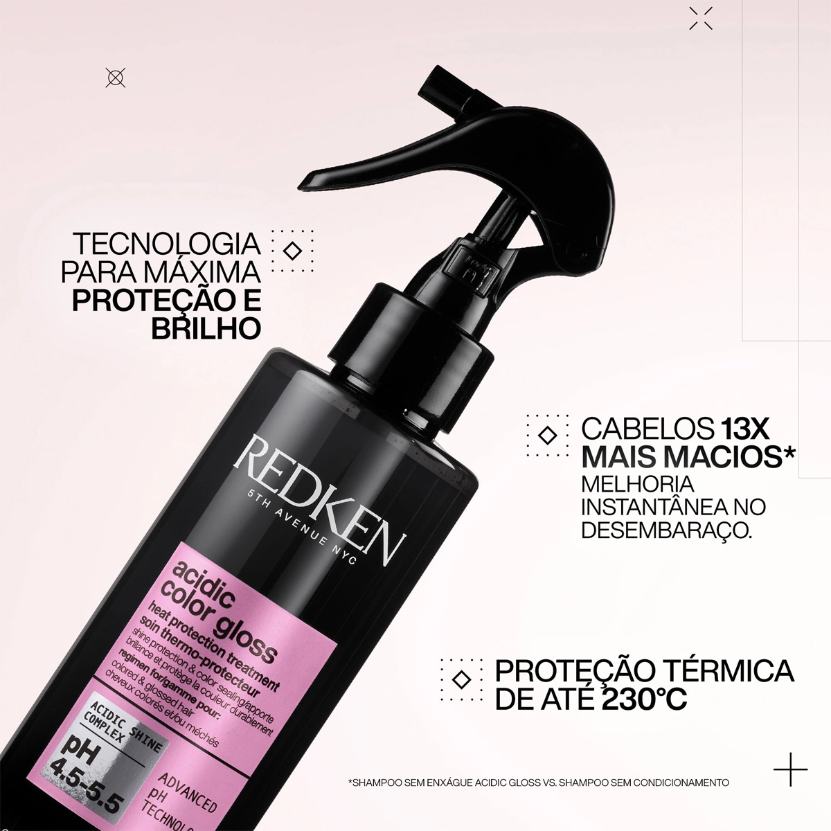 Produto: Kit Redken Acidic Color Gloss Rinse Out Duo Tratamento 50 (4 produtos)