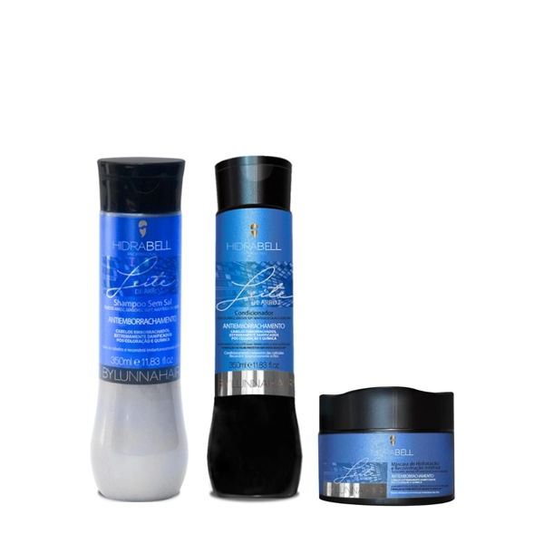 Produto: Hidrabell Leite de Arroz - Shampoo 350ml+Condicionador 330g+Mascara 250g