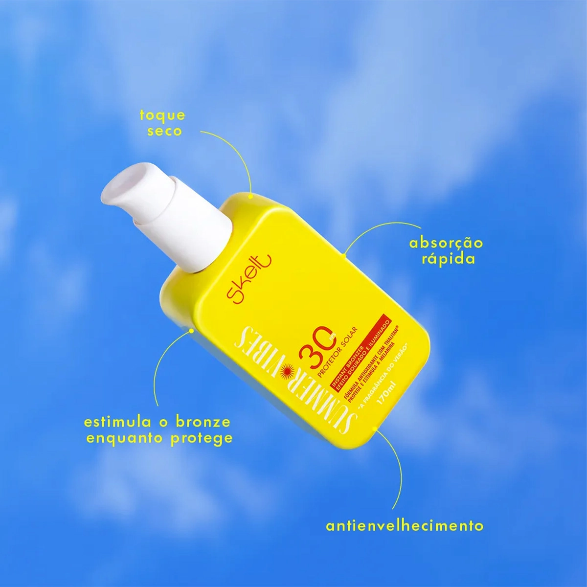 Produto: Kit Skelt Summer Vibes Bronzer FPS30 Acelerador Protetor Solar (2 produtos)