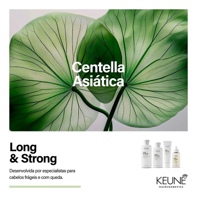 Kit Keune Long & Strong Crescimento e Densidade Shampoo Condicionador e Sérum 3 Produtos Produto Kit Keune Long & Strong Crescimento e Densidade Shampoo Condicionador e Sérum 3 Produtos