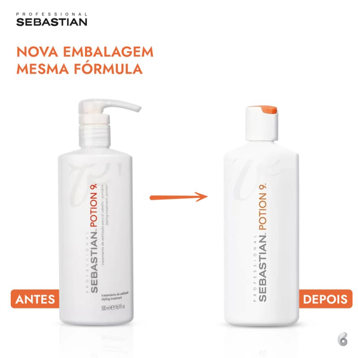 Produto Creme Modelador Potion 9 Sebastian Professional Flow 500ml