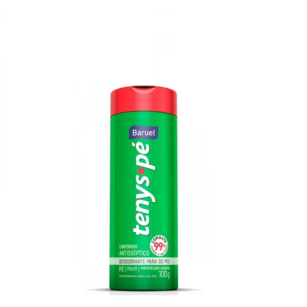 Produto: Tênys Pé Baruel - Talco Para Os Pés Canforado 100g