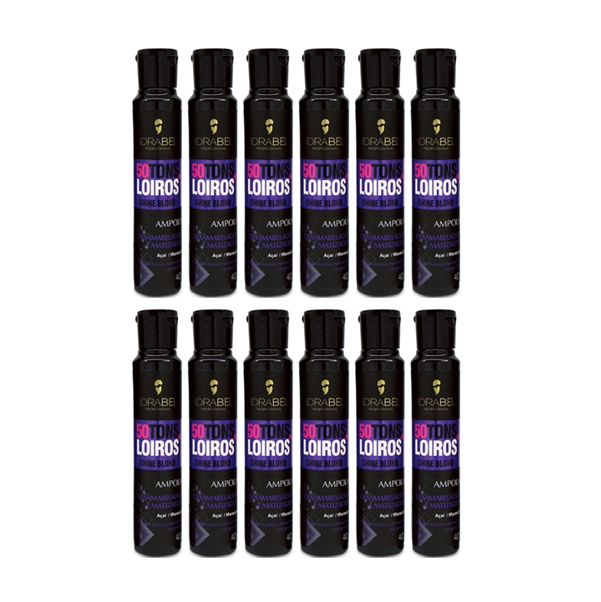 Hidrabell Ampola 50 Tons de Loiros Shine Blond 40ml 12 Unidades Produto: Hidrabell Ampola 50 Tons de Loiros Shine Blond 40ml 12 Unidades
