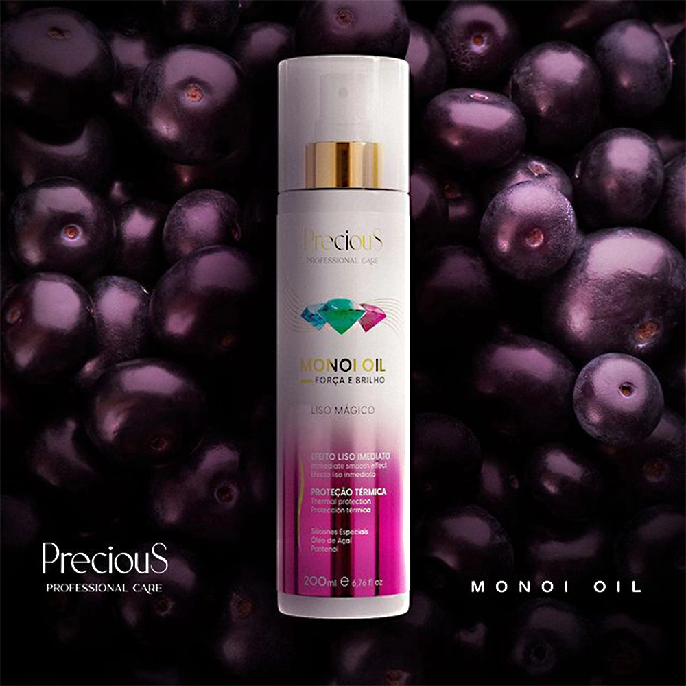 Produto: Precious Monoi Oil Força e Briho - Liso Mágico 200ml
