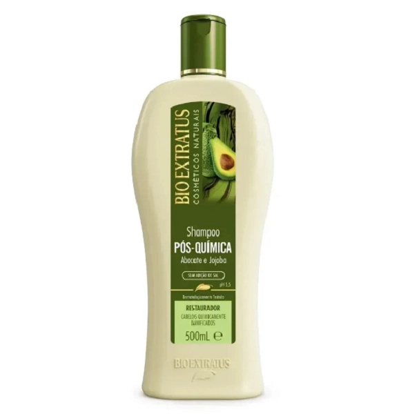 Produto: Kit Bio Extratus Pós - Química shampoo 500ml + condicionador 500ml + máscara 500ml