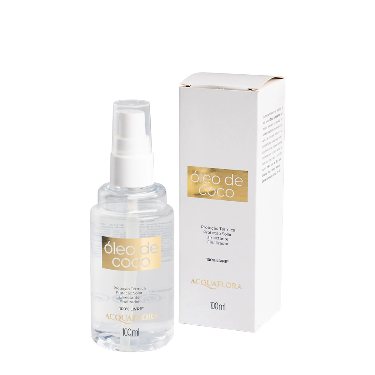 Produto: Óleo de Coco Finalizador Multifuncional Acquaflora 100ml