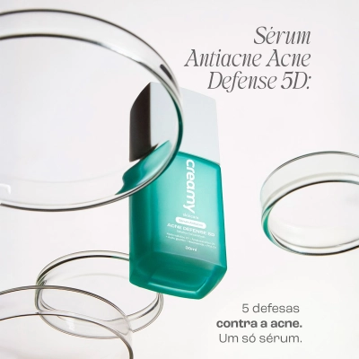 Sérum Facial Antiacne Acne Defense 5D Creamy Skincare 30ml Produto Sérum Facial Antiacne Acne Defense 5D Creamy Skincare 30ml