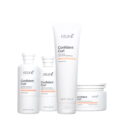 Kit Keune Confident Curl Cachos Nutridos e Disciplinados 4 Produtos Keune Hair Cosmetics Produto Kit Keune Confident Curl Cachos Nutridos e Disciplinados 4 Produtos Keune Hair Cosmetics