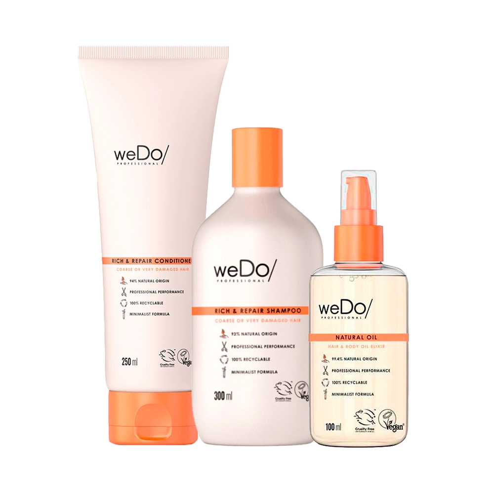 Produto: Kit WeDo Rich & Repair Home Care & Natural Oil (3 produtos)