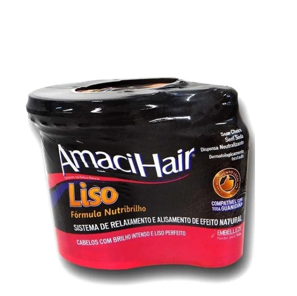 Creme Relaxante AmaciHair Liso Perfeito Produto: Creme Relaxante AmaciHair Liso Perfeito