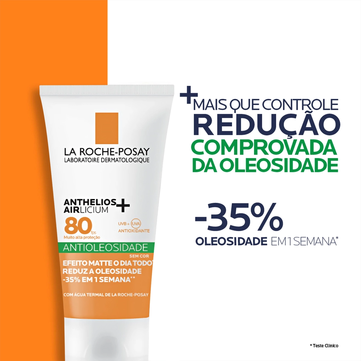 Produto: Protetor Solar Facial La Roche-Posay Anthelios Airlicium Fps 80 40g