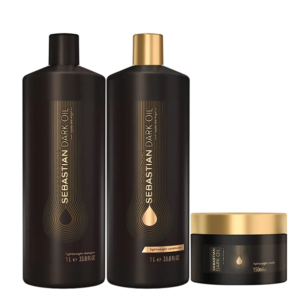 Produto: Sebastian Professional Dark Oil Shampoo+Condicionador 1L+Mascara 150ml