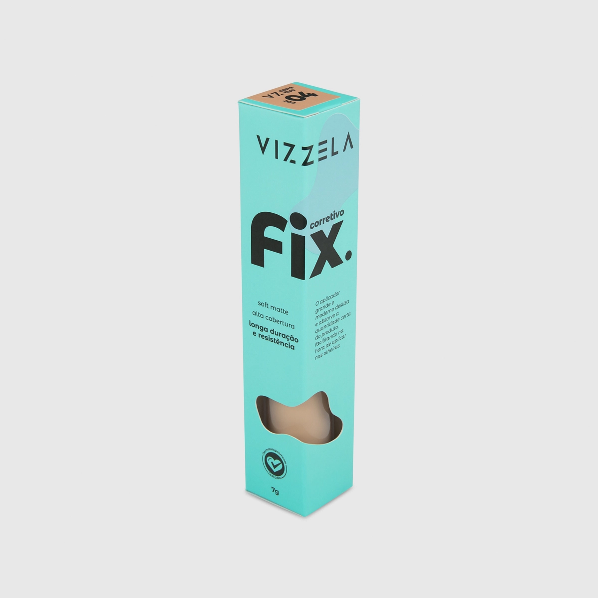 Produto: Corretivo Líquido Fix Cor 04 Vizzela 7g