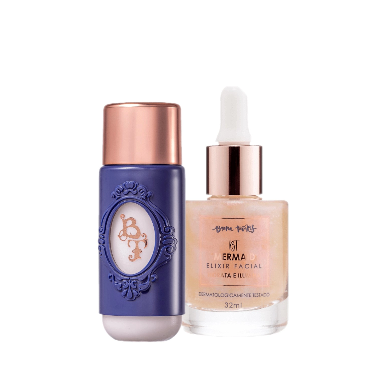 Produto: Kit Bruna Tavares Base F10 Mermaid Preparação da Pele (2 produtos)