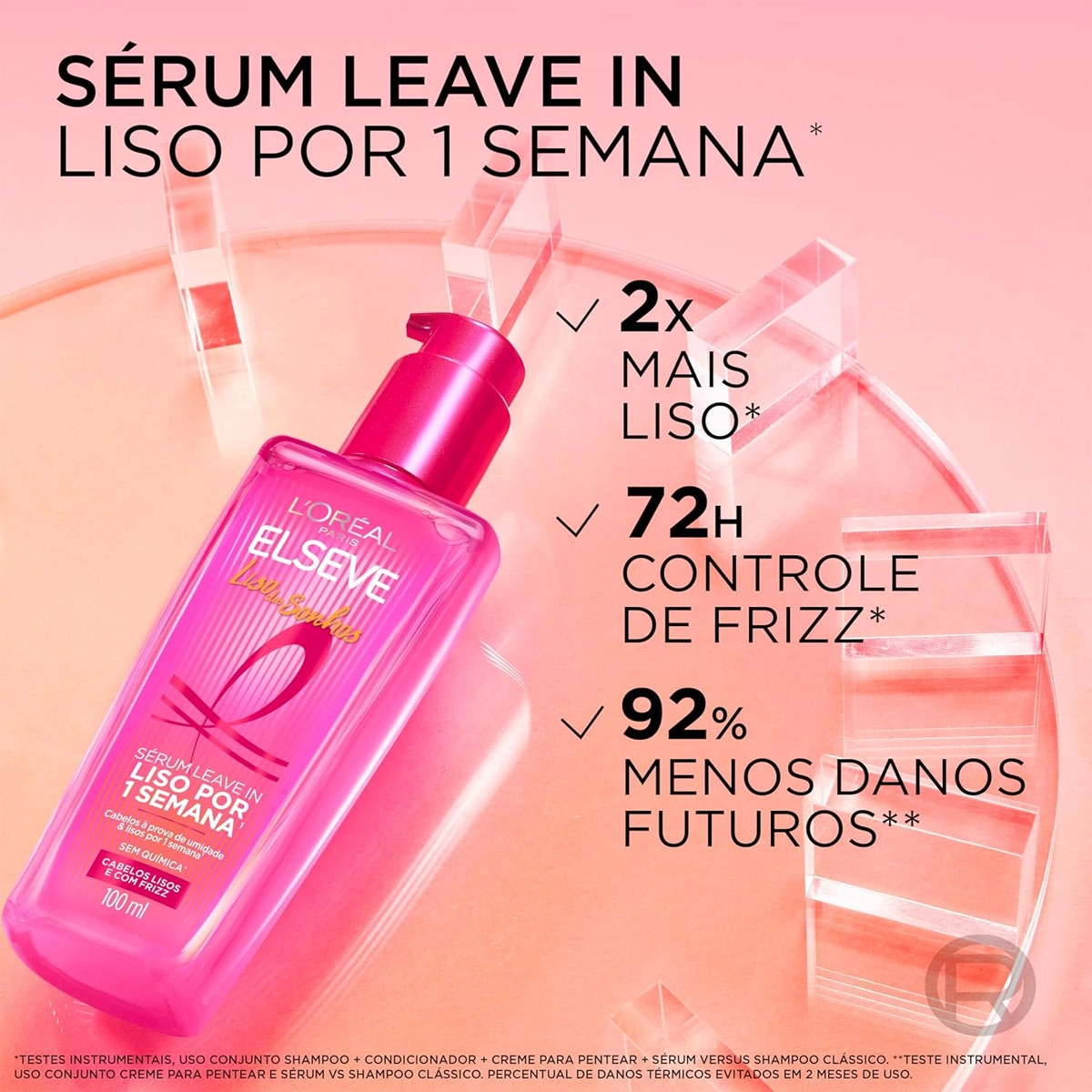 Produto: Sérum Leave-in Liso dos Sonhos L'Oréal Paris 100ml