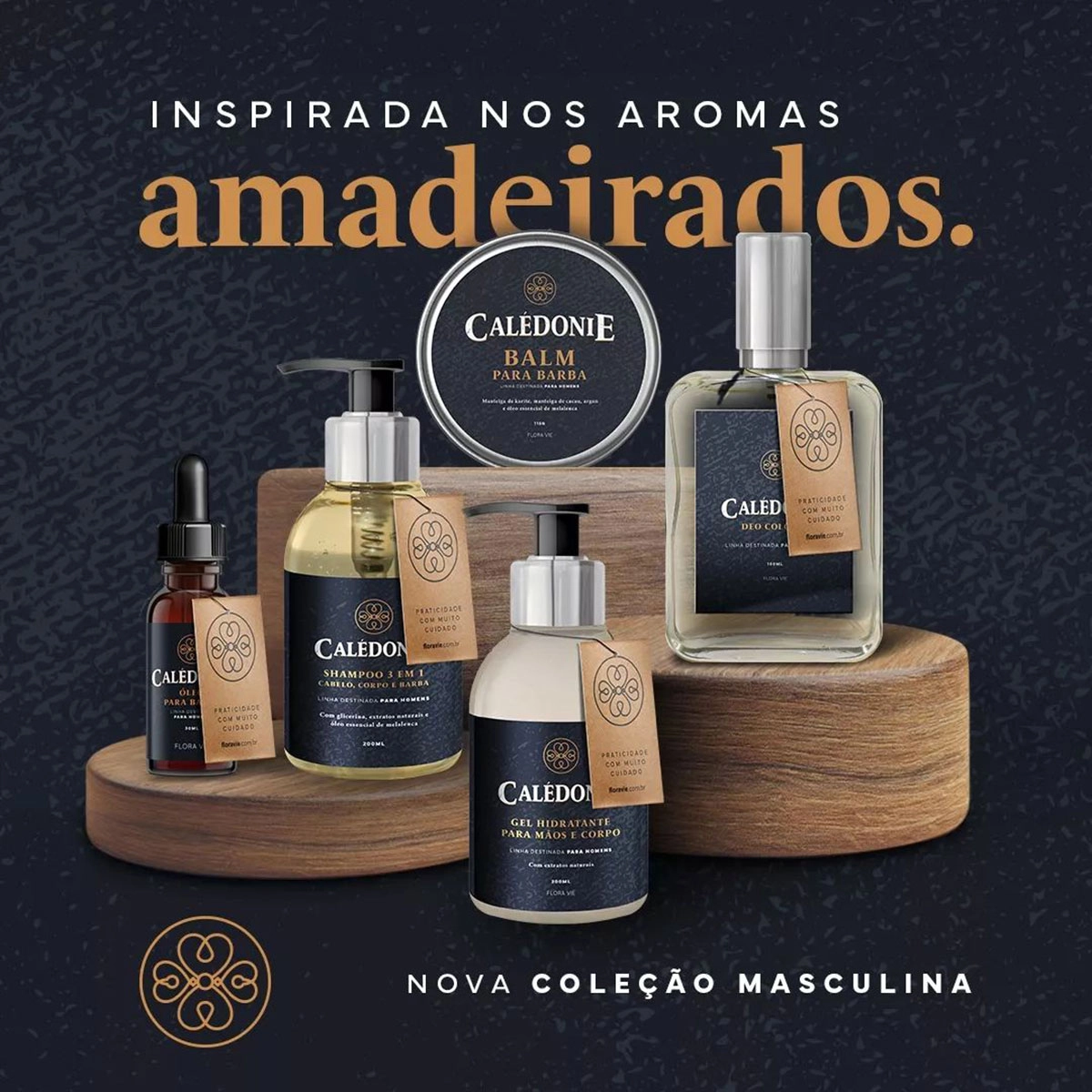 Produto: Kit Flora Vie Calédonie Balm e Óleo Para Barba (2 produtos)