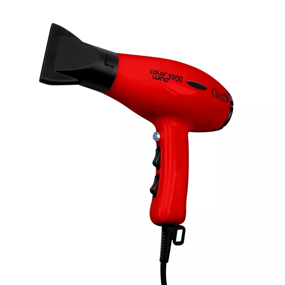 Produto: Mega Bell Color Wind Vermelha 2100W - Secador de Cabelo 220V