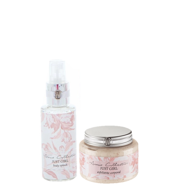 Produto: Body Splash e Esfoliante Corporal Kit Just Girl Flora Vie