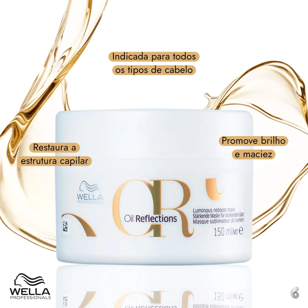Produto: Kit Wella Professionals Oil Reflections Máscara 150 Extra (2 unidades)