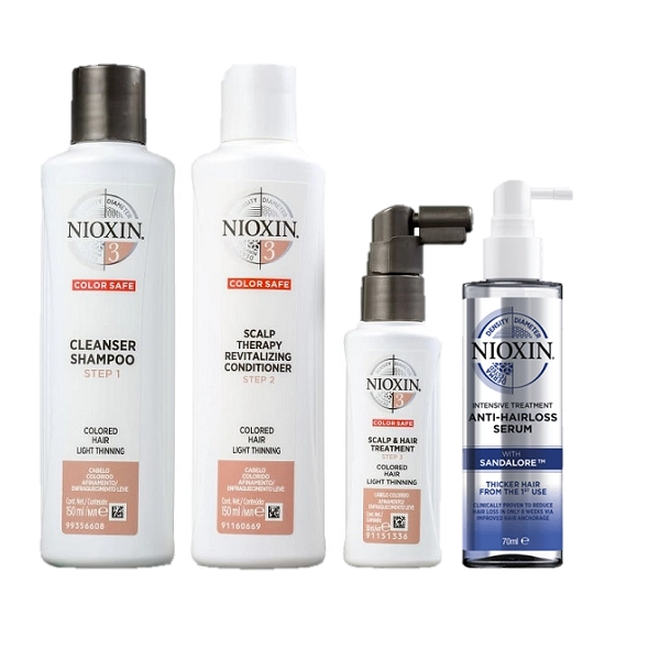 Produto: Nioxin Small Kit Sistema 3 150ml e Serum Anti Hair 70ml