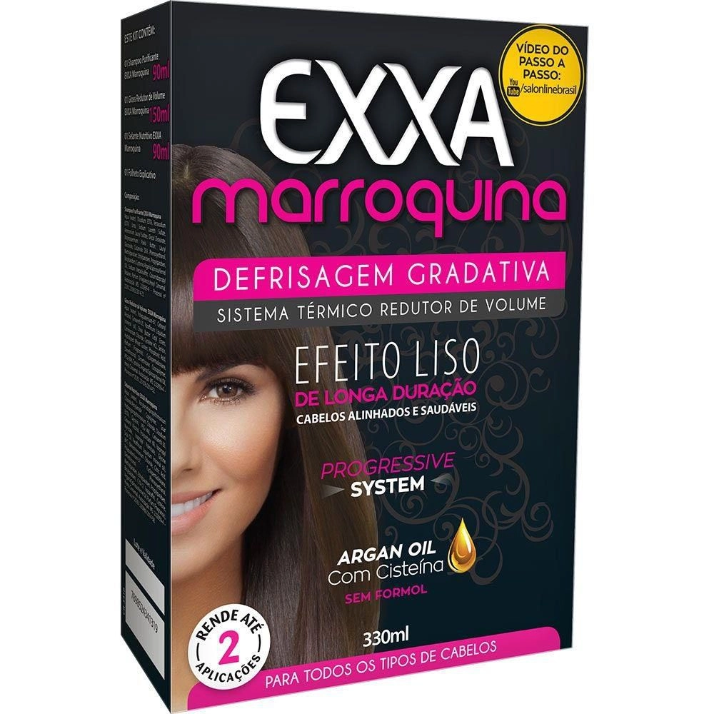Produto: Kit Exxa Marroquina Defrisagem Gradativa 330ml