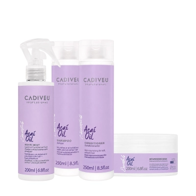 Produto: Kit Cadiveu Professional Essentials Açaí Oil - Recuperação da Fibra (4 produtos)