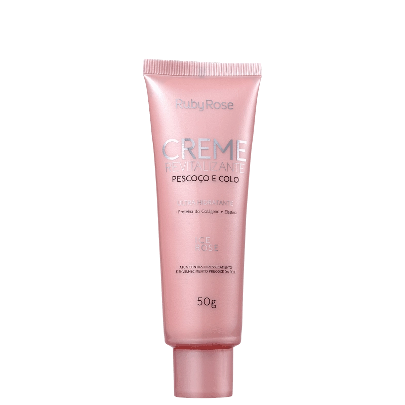 Produto: Ruby Rose Revitalizante Ice Rose - Creme Hidratante para Pescoço e Colo 50g