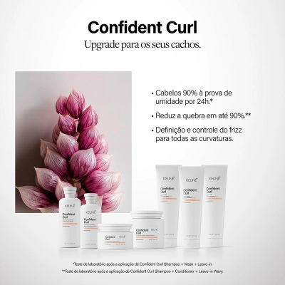 Produto Kit Shampoo e Condicionador Keune Confident Curl Cachos Definidos 2 Produtos