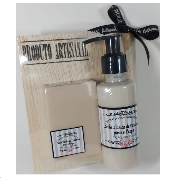 Sabonete e Hidratante Artesanal Kit Neide Produto: Sabonete e Hidratante Artesanal Kit Neide