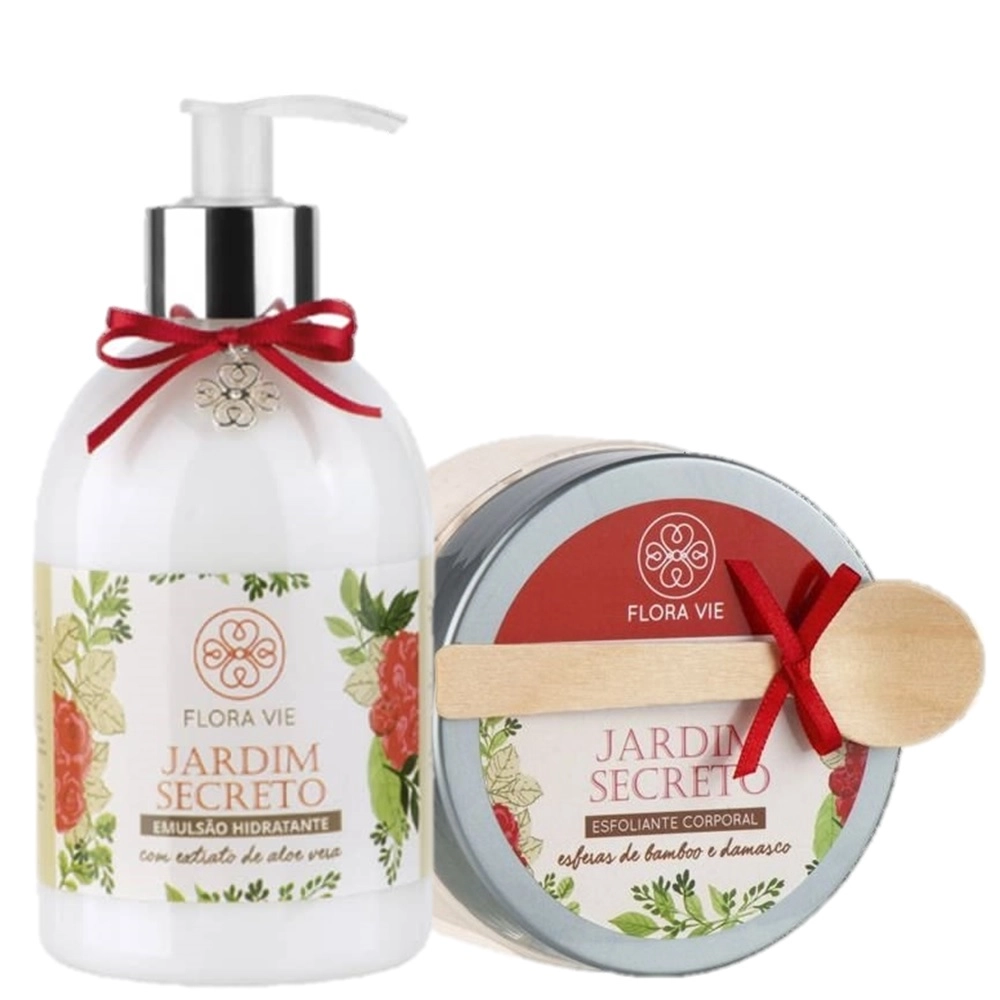 Produto: Kit Flora Vie Jardim Secreto Anti Ressecamento e Perfume Suave (2 Produtos)