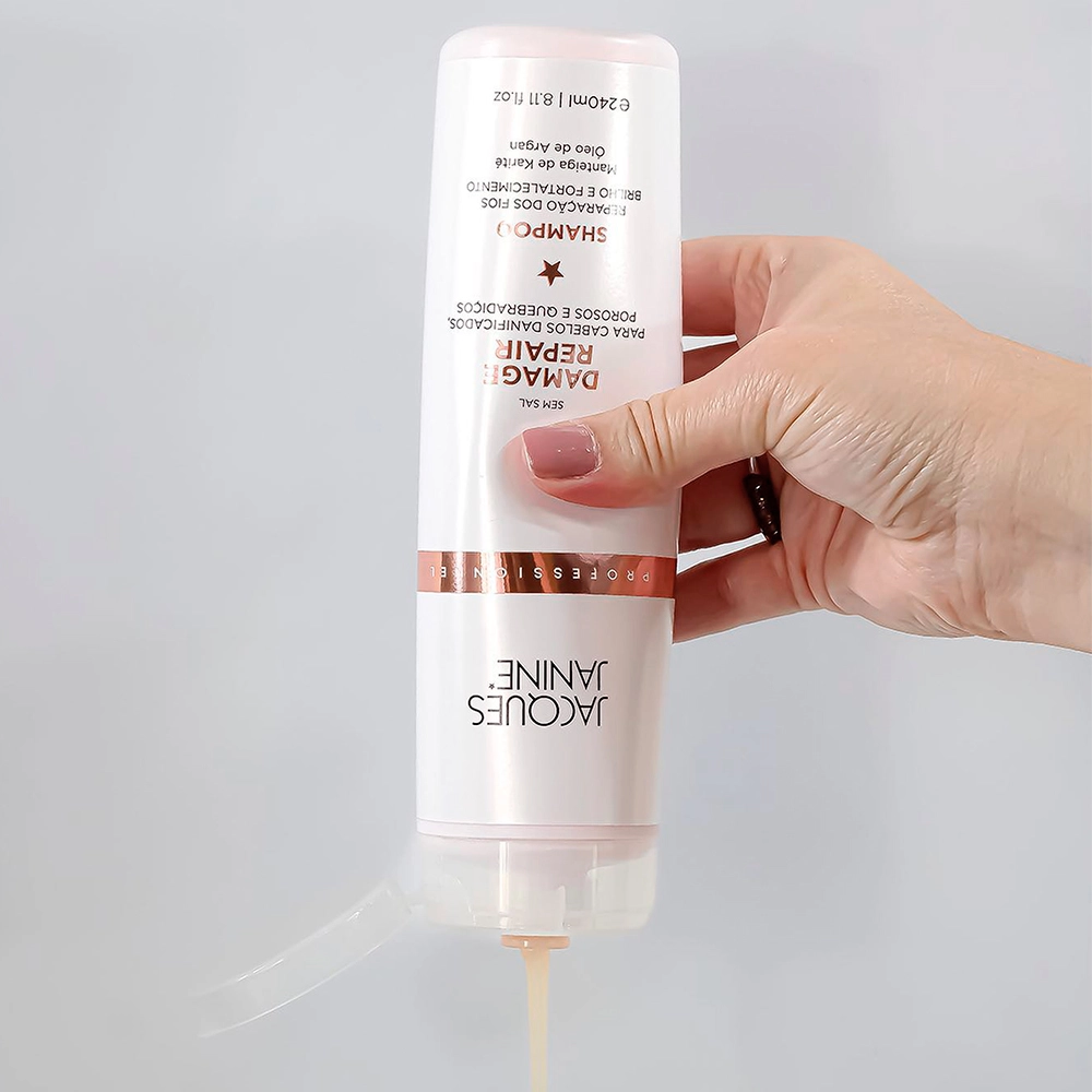 Produto: Kit Jacques Janine Damage Repair Shampoo Condicionador Máscara Ampola e Miracle Oils Baobab (5 produtos)