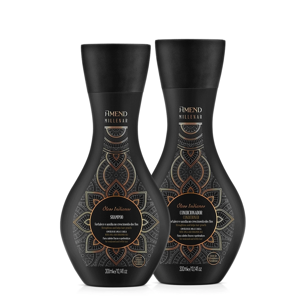 Kit Amend Millenar Óleos Indianos Duo (2 produtos) Produto: Kit Amend Millenar Óleos Indianos Duo (2 produtos)