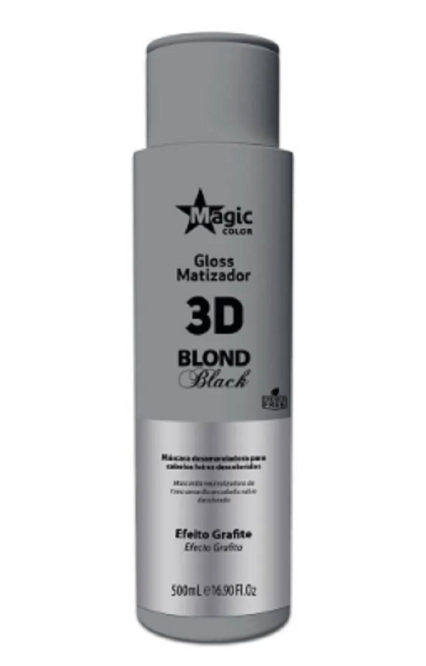 Produto: Magic Color Máscara Gloss Matizador 3d Blond Black 500ml - R