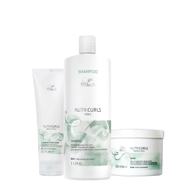 Produto: Kit Wella Professionals NutriCurls - Definição Completa para Cachos (3 produtos)