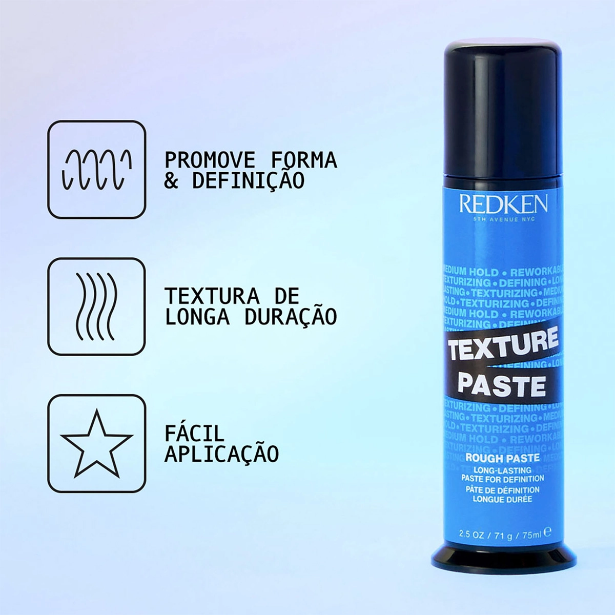 Produto: Pasta Modeladora Redken Styling Rough 75ml