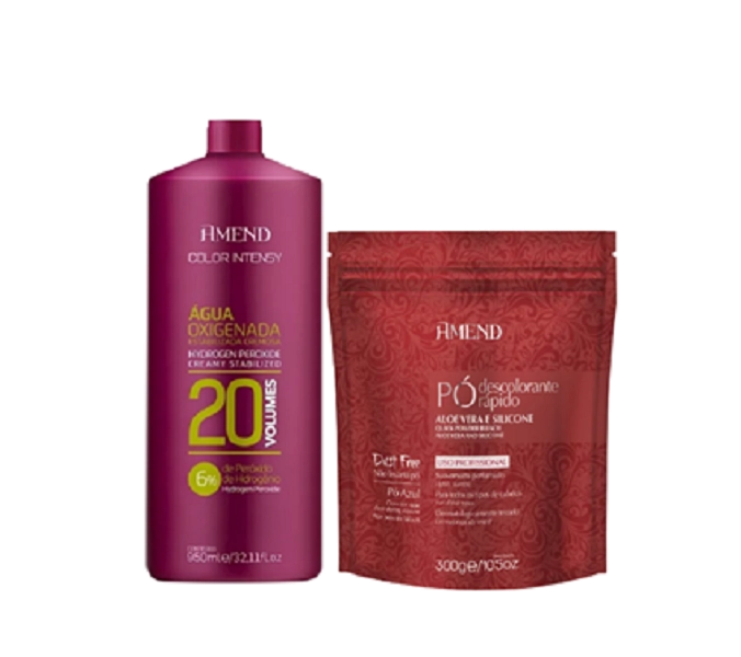 Amend Po Aloe Vera e Silicone 300g e Oxigenada V20 950ml Produto: Amend Po Aloe Vera e Silicone 300g e Oxigenada V20 950ml