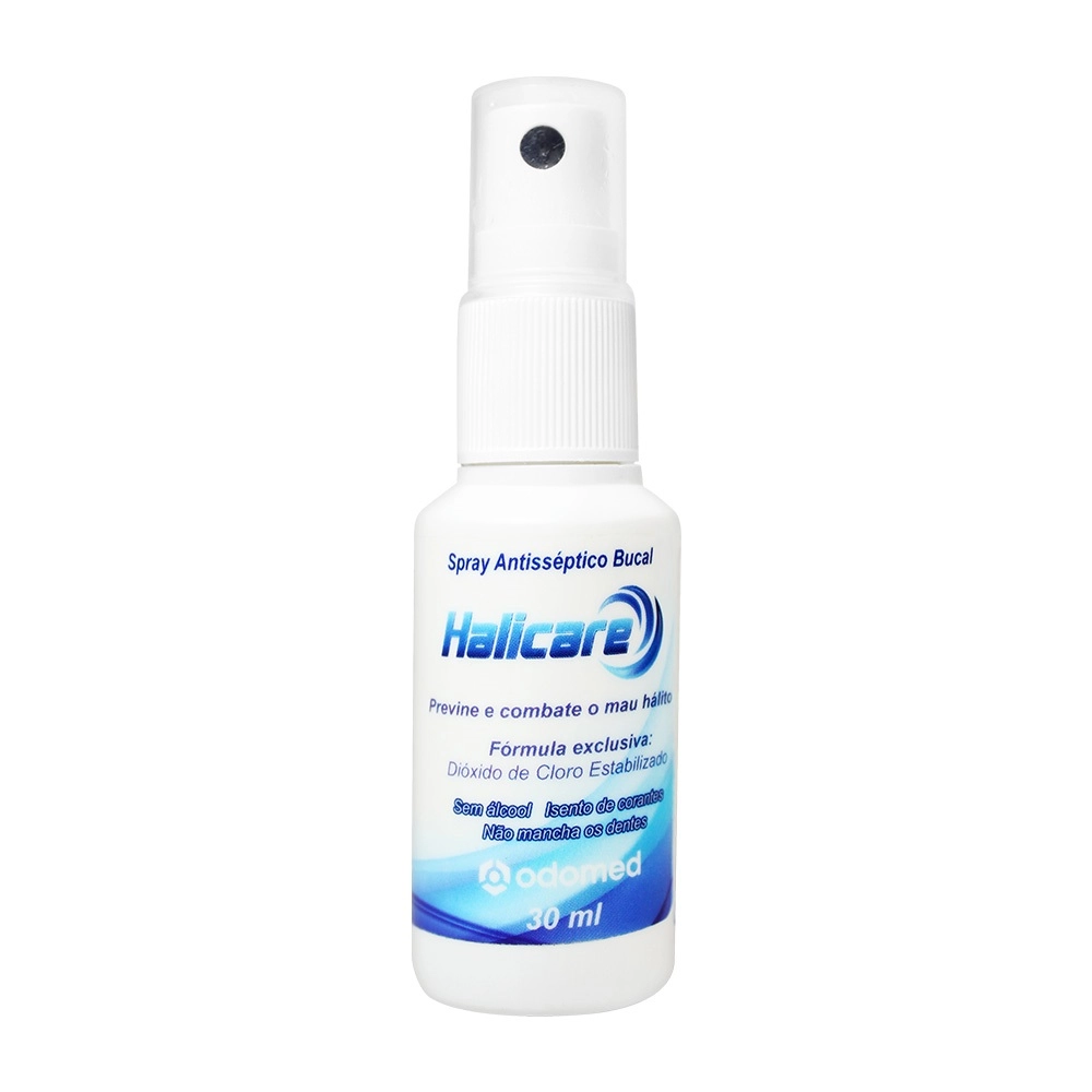 Produto: Kit Odomed Halicare - Spray Antisseptico Bucal 30ml (12 Unidades)
