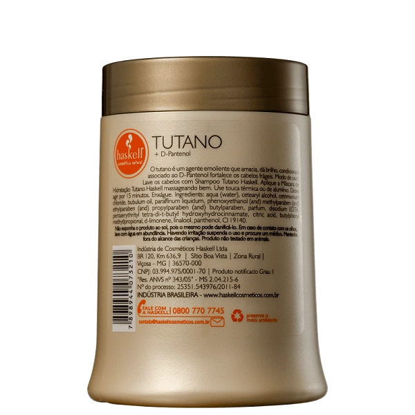 Produto: Máscara de Hidratação Haskell Tutano 500g